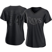 Nathan Lavender Women's Tampa Bay Rays Pitch Fashion Jersey - Black Replica