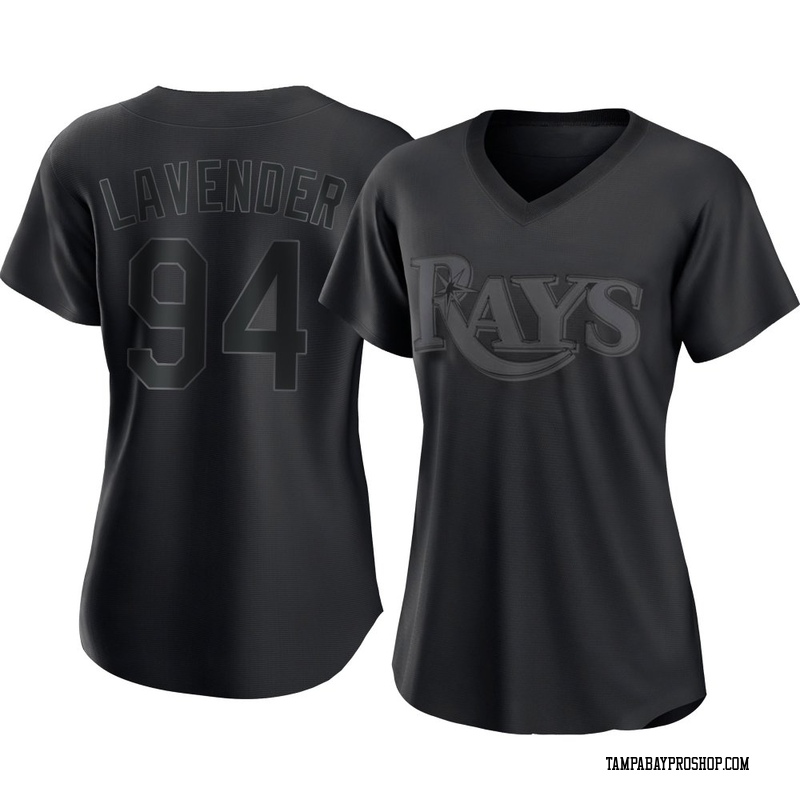 Nathan Lavender Women's Tampa Bay Rays Pitch Fashion Jersey - Black Replica