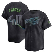 Nick Fortes Youth Tampa Bay Rays 2024 City Connect Jersey - Charcoal Limited