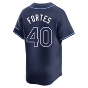Nick Fortes Youth Tampa Bay Rays Away Jersey - Navy Limited
