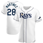 Nick Martinez Men's Tampa Bay Rays Home Jersey - White Authentic