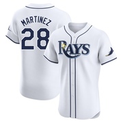 Nick Martinez Men's Tampa Bay Rays Home Jersey - White Elite