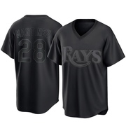 Nick Martinez Youth Tampa Bay Rays Pitch Fashion Jersey - Black Replica