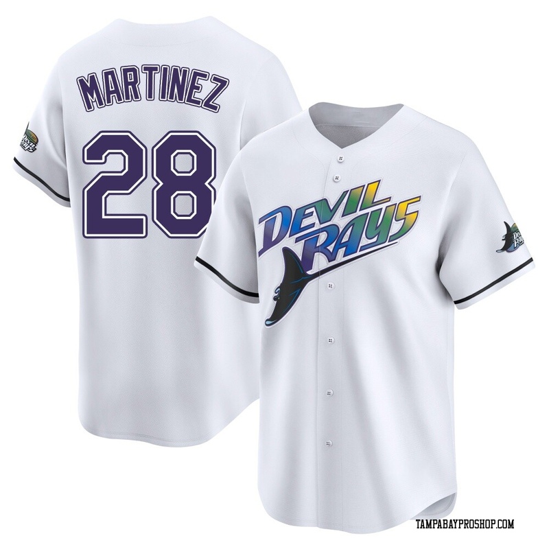 Nick Martinez Youth Tampa Bay Rays Throwback Cooperstown Jersey - White Limited
