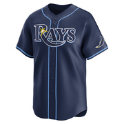 Oliver Dunn Men's Tampa Bay Rays Away Jersey - Navy Limited
