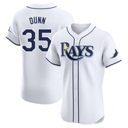 Oliver Dunn Men's Tampa Bay Rays Home Jersey - White Elite