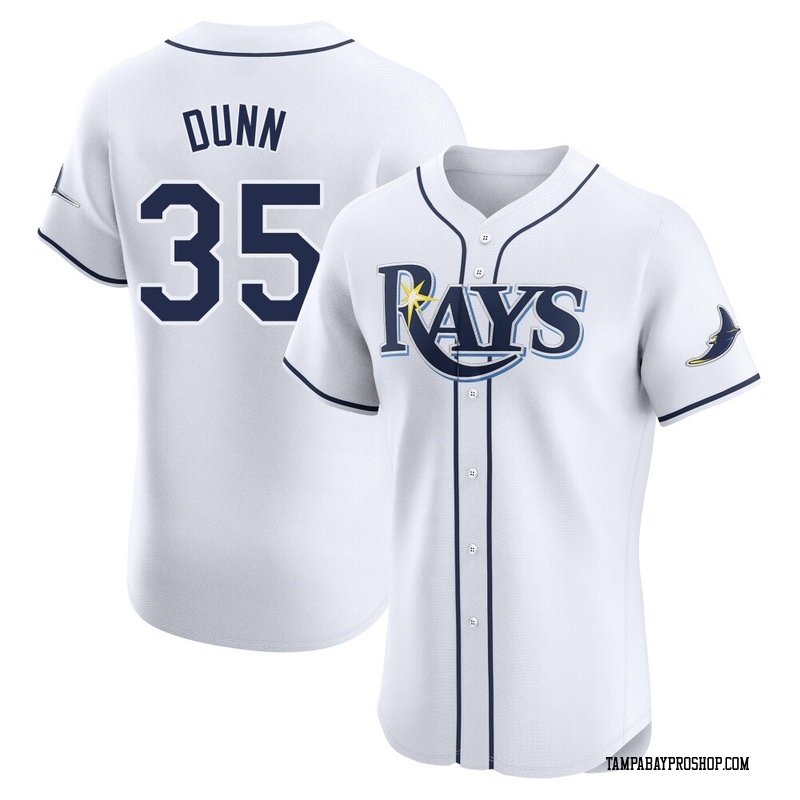 Oliver Dunn Men's Tampa Bay Rays Home Jersey - White Elite