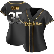 Oliver Dunn Women's Tampa Bay Rays Alternate Jersey - Black Golden Replica