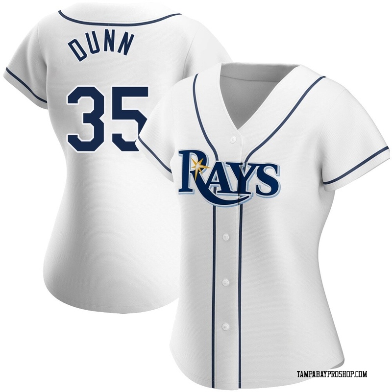 Oliver Dunn Women's Tampa Bay Rays Home Jersey - White Authentic