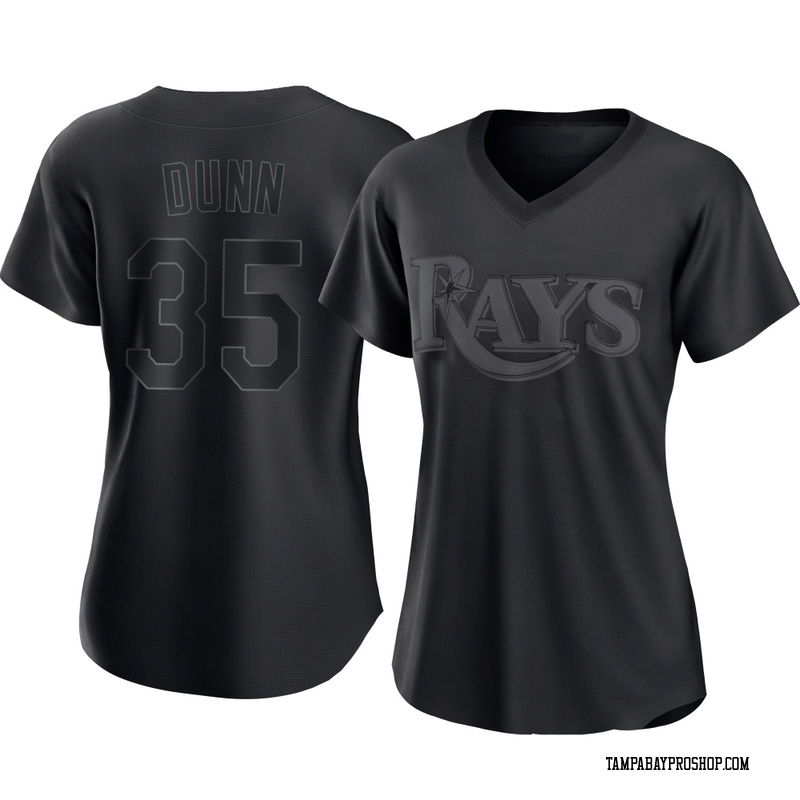 Oliver Dunn Women's Tampa Bay Rays Pitch Fashion Jersey - Black Replica