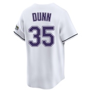 Oliver Dunn Youth Tampa Bay Rays Throwback Cooperstown Jersey - White Limited