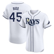 Osvaldo Bido Men's Tampa Bay Rays Home Jersey - White Elite