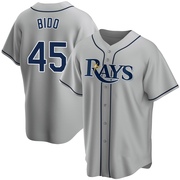 Osvaldo Bido Men's Tampa Bay Rays Road Jersey - Gray Replica