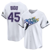 Osvaldo Bido Men's Tampa Bay Rays Throwback Cooperstown Jersey - White Limited