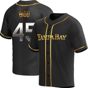 Osvaldo Bido Youth Tampa Bay Rays Alternate Jersey - Black Golden Replica
