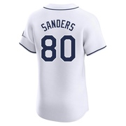 Phoenix Sanders Men's Tampa Bay Rays Home Jersey - White Elite