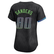 Phoenix Sanders Women's Tampa Bay Rays 2024 City Connect Jersey - Charcoal Limited