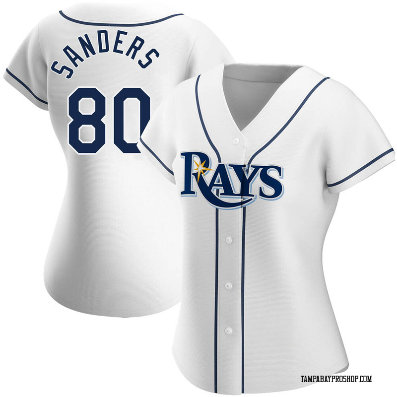 Phoenix Sanders Women's Tampa Bay Rays Home Jersey - White Authentic