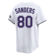 Phoenix Sanders Youth Tampa Bay Rays Throwback Cooperstown Jersey - White Limited
