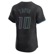 Raimel Tapia Men's Tampa Bay Rays 2024 City Connect Jersey - Charcoal Elite