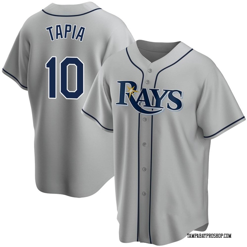 Raimel Tapia Men's Tampa Bay Rays Road Jersey - Gray Replica