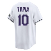 Raimel Tapia Youth Tampa Bay Rays Throwback Cooperstown Jersey - White Limited