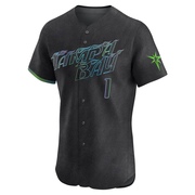 Richie Palacios Men's Tampa Bay Rays 2024 City Connect Jersey - Charcoal Elite
