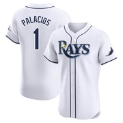 Richie Palacios Men's Tampa Bay Rays Home Jersey - White Elite