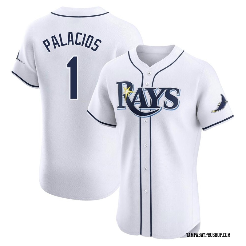 Richie Palacios Men's Tampa Bay Rays Home Jersey - White Elite