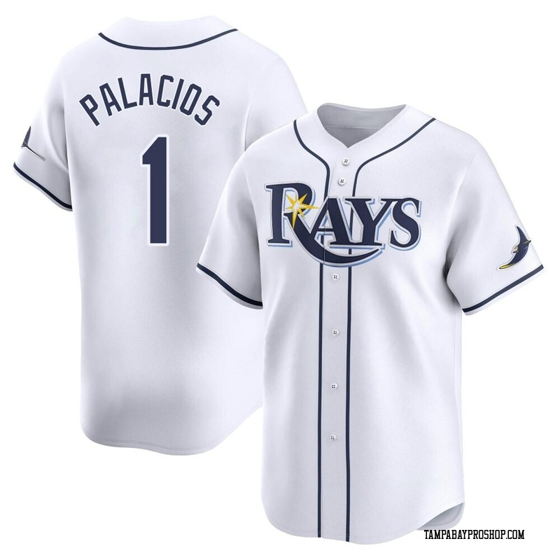 Richie Palacios Youth Tampa Bay Rays Home Jersey - White Limited