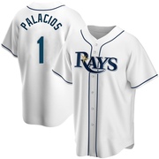 Richie Palacios Youth Tampa Bay Rays Home Jersey - White Replica