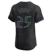 Roman Quinn Men's Tampa Bay Rays 2024 City Connect Jersey - Charcoal Elite