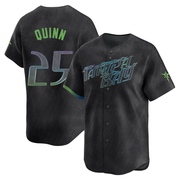 Roman Quinn Men's Tampa Bay Rays 2024 City Connect Jersey - Charcoal Limited