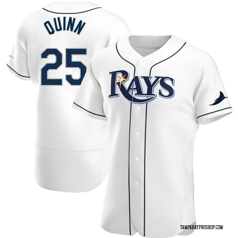 Roman Quinn Men's Tampa Bay Rays Home Jersey - White Authentic