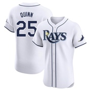 Roman Quinn Men's Tampa Bay Rays Home Jersey - White Elite
