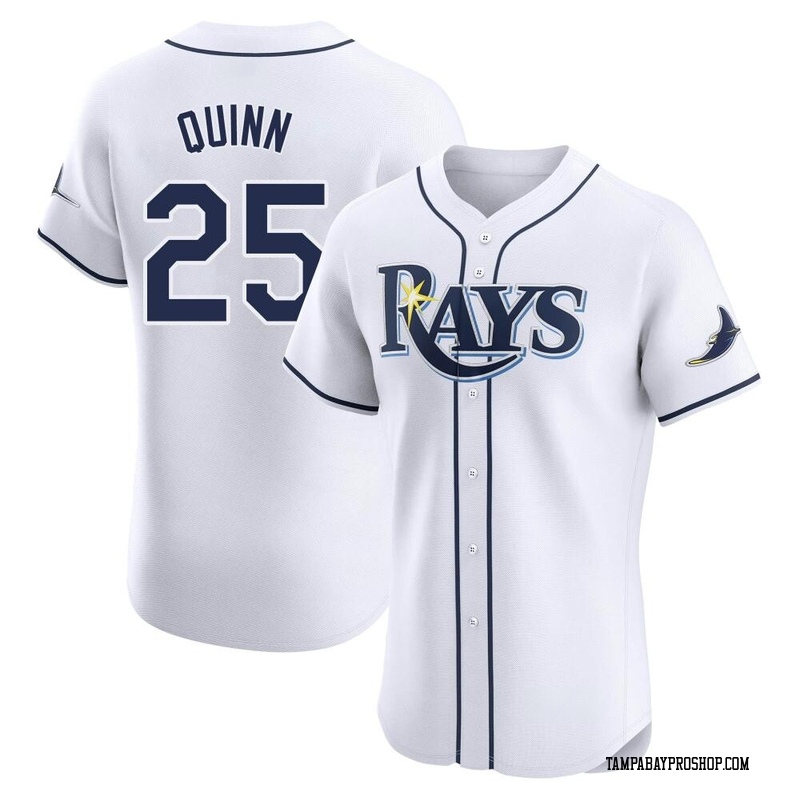 Roman Quinn Men's Tampa Bay Rays Home Jersey - White Elite