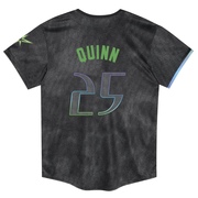 Roman Quinn Toddler Tampa Bay Rays 2024 City Connect Jersey - Charcoal Limited