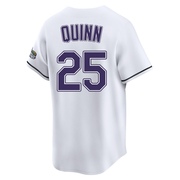 Roman Quinn Youth Tampa Bay Rays Throwback Cooperstown Jersey - White Limited