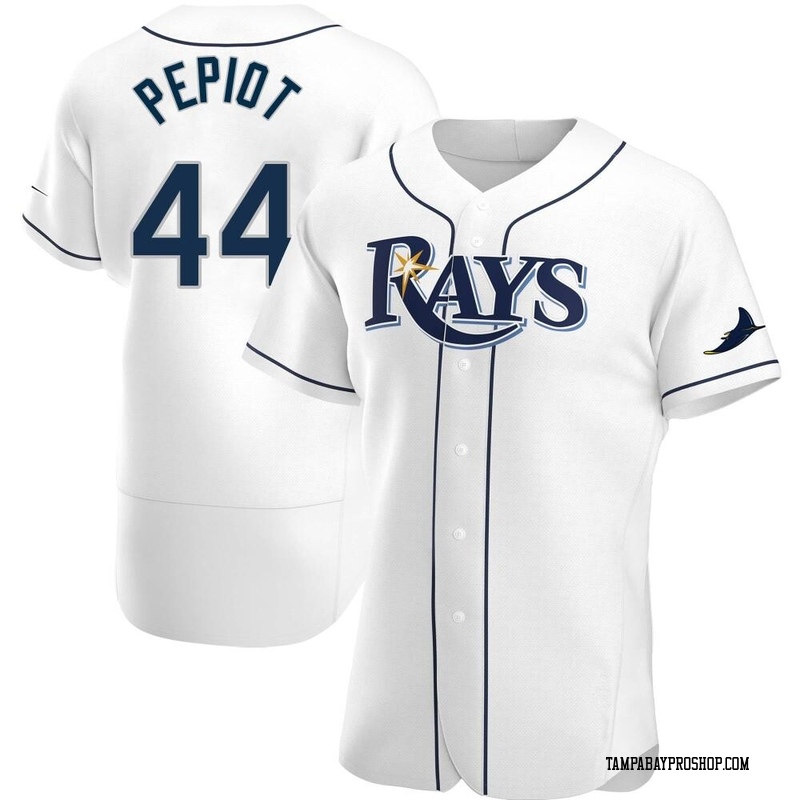 Ryan Pepiot Men's Tampa Bay Rays Home Jersey - White Authentic