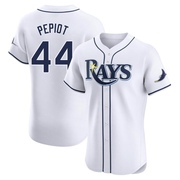 Ryan Pepiot Men's Tampa Bay Rays Home Jersey - White Elite
