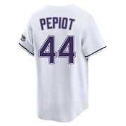 Ryan Pepiot Men's Tampa Bay Rays Throwback Cooperstown Jersey - White Limited
