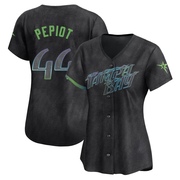 Ryan Pepiot Women's Tampa Bay Rays 2024 City Connect Jersey - Charcoal Limited