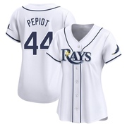 Ryan Pepiot Women's Tampa Bay Rays Home Jersey - White Limited
