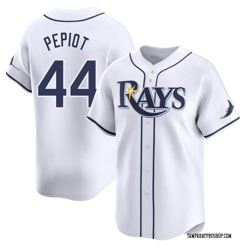 Ryan Pepiot Youth Tampa Bay Rays Home Jersey - White Limited
