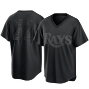 Ryan Pepiot Youth Tampa Bay Rays Pitch Fashion Jersey - Black Replica