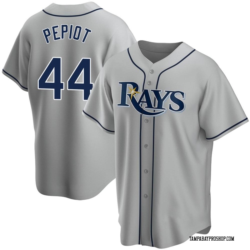 Ryan Pepiot Youth Tampa Bay Rays Road Jersey - Gray Replica