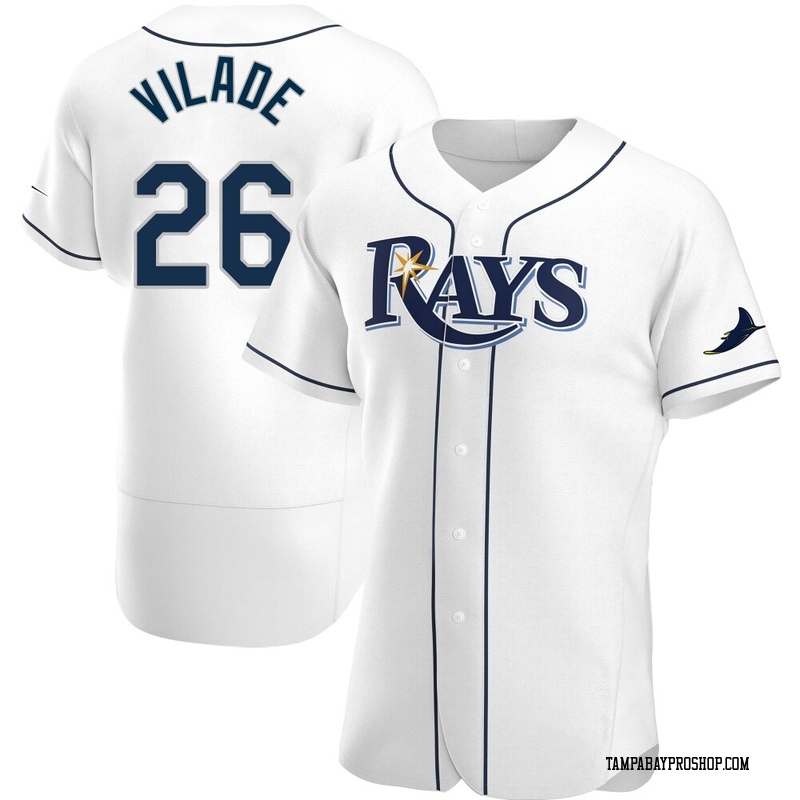 Ryan Vilade Men's Tampa Bay Rays Home Jersey - White Authentic