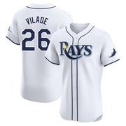 Ryan Vilade Men's Tampa Bay Rays Home Jersey - White Elite
