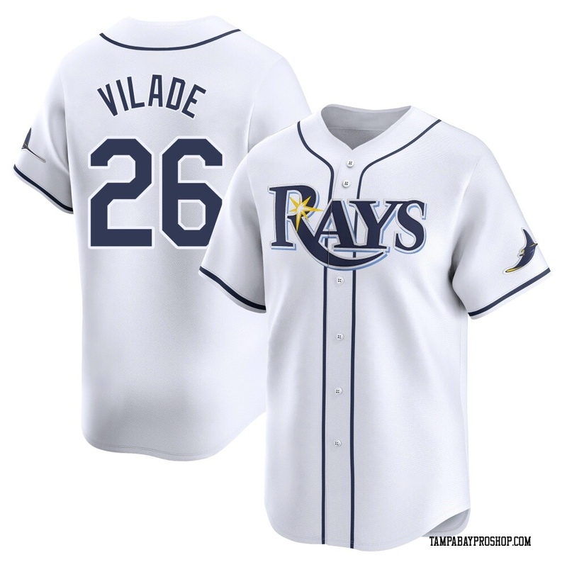 Ryan Vilade Men's Tampa Bay Rays Home Jersey - White Limited