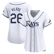 Ryan Vilade Women's Tampa Bay Rays Home Jersey - White Limited
